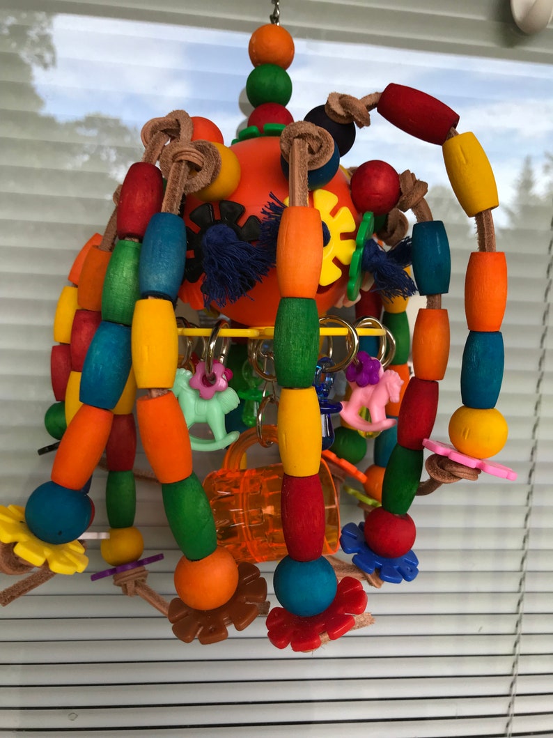 PARROT OCTOPUS TOY, Bird toy