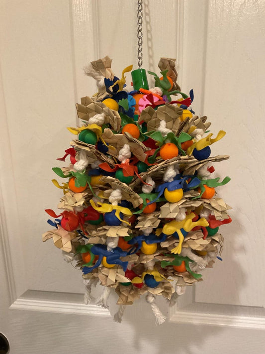 PARROT FROGS And Lily Pads, Bird toy