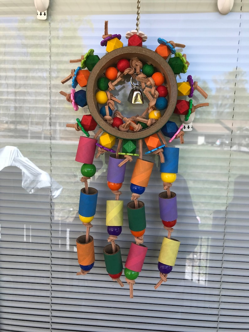 BAGEL SUNBURST BIRD Toy, Med To Large Birds