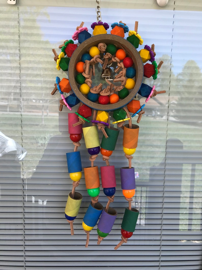 BAGEL SUNBURST BIRD Toy, Med To Large Birds