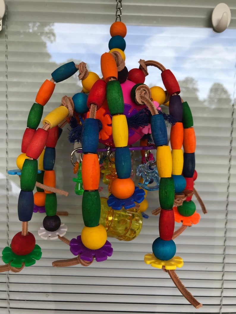 PARROT OCTOPUS TOY, Bird toy