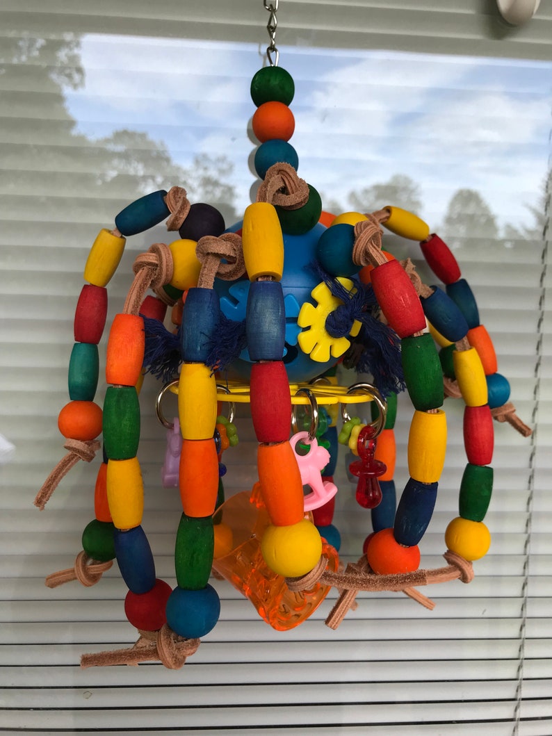 PARROT OCTOPUS TOY, Bird toy