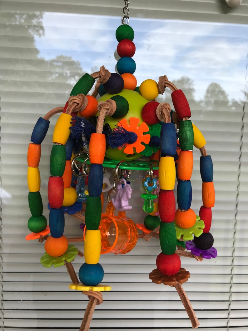 PARROT OCTOPUS TOY, Bird toy