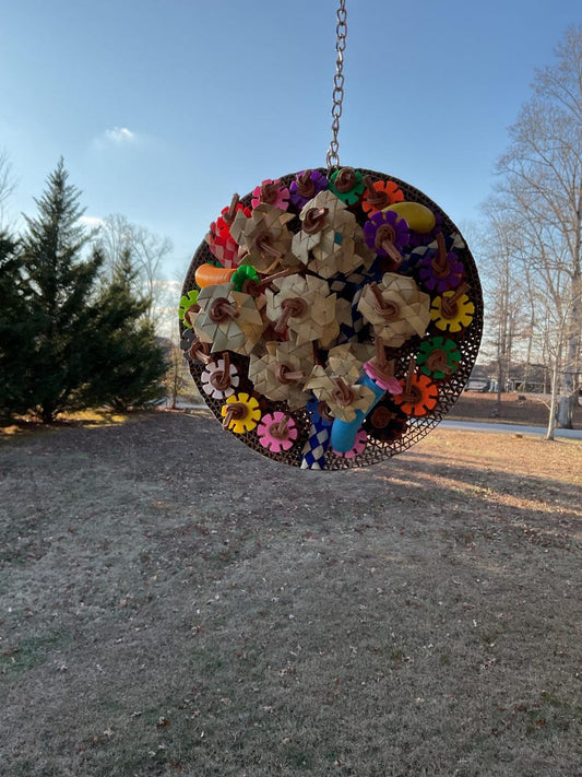 CARDBOARD PLAY GYM For Birds