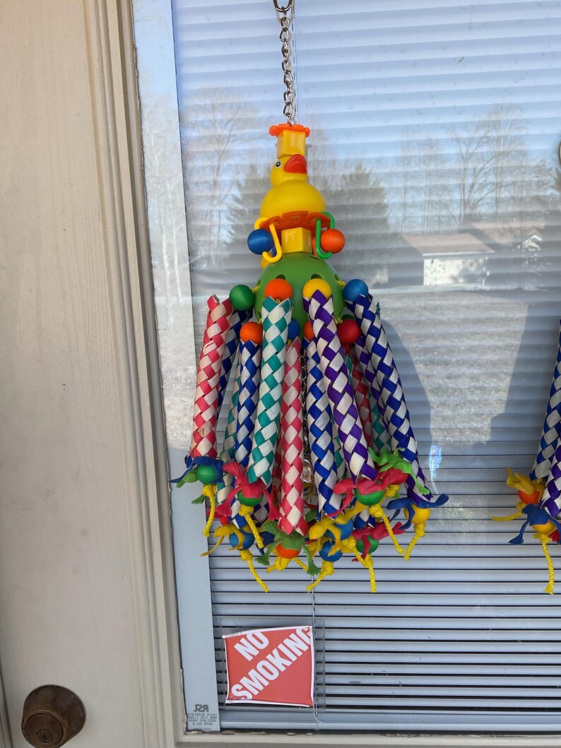 DUCKY FROG LEGS, bird toy